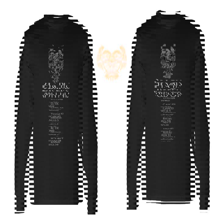 ビザンチンの歴史 ベリサリウスワールドツアー 中世小説 長袖Tシャツ