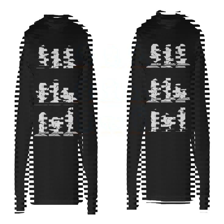 ビションフリーゼヨガ 長袖Tシャツ