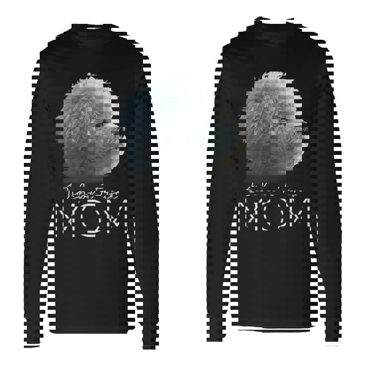 ビション・フリーゼ ママ 長袖Tシャツ