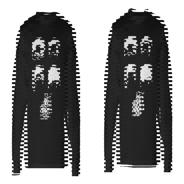 ビッグバン理論 ロゴ グループ ヘアショット 長袖Tシャツ ギフトのアイデア