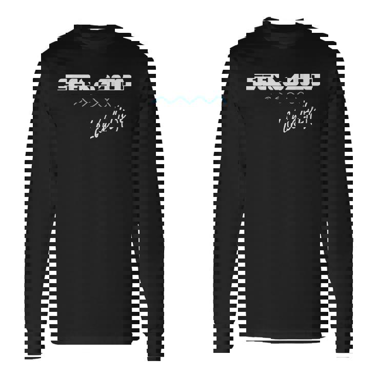 ビッグ・ウェーブ-シードゥー・レイク・ライフ 長袖Tシャツ