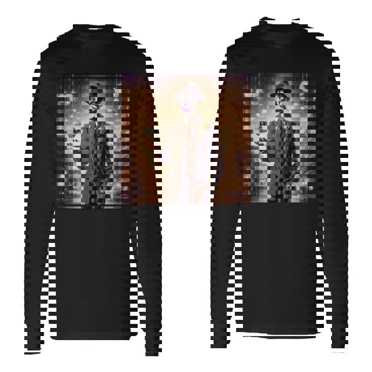 ビットコイン ピエロ ピエロ ミームコイン ミームマトリックス 長袖tシャツ 長袖Tシャツ