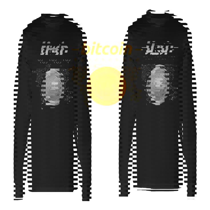 ビットコインシャツ ビットコインロゴ 暗号シャツ 暗号ギフト ビットコイン 長袖Tシャツ