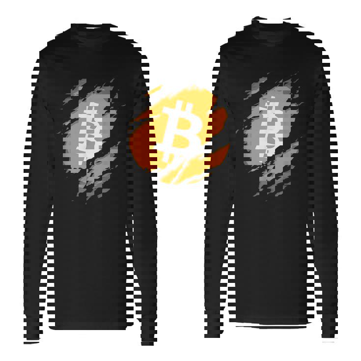 ビットコインプランbの時間です 長袖Tシャツ
