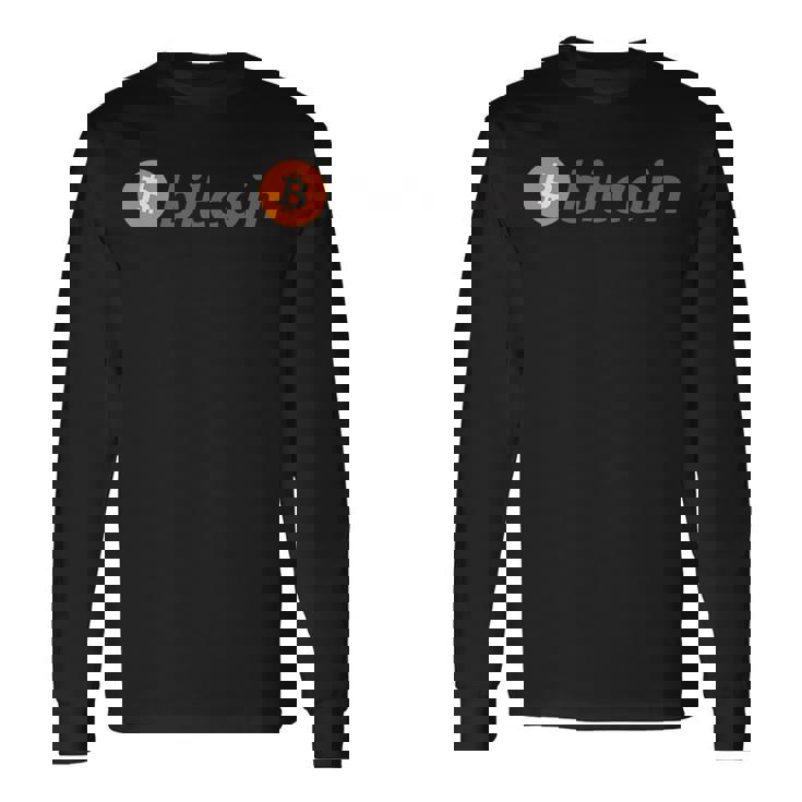 ビットコイン暗号通貨 暗号通貨 ビットコイン 長袖Tシャツ ギフトのアイデア
