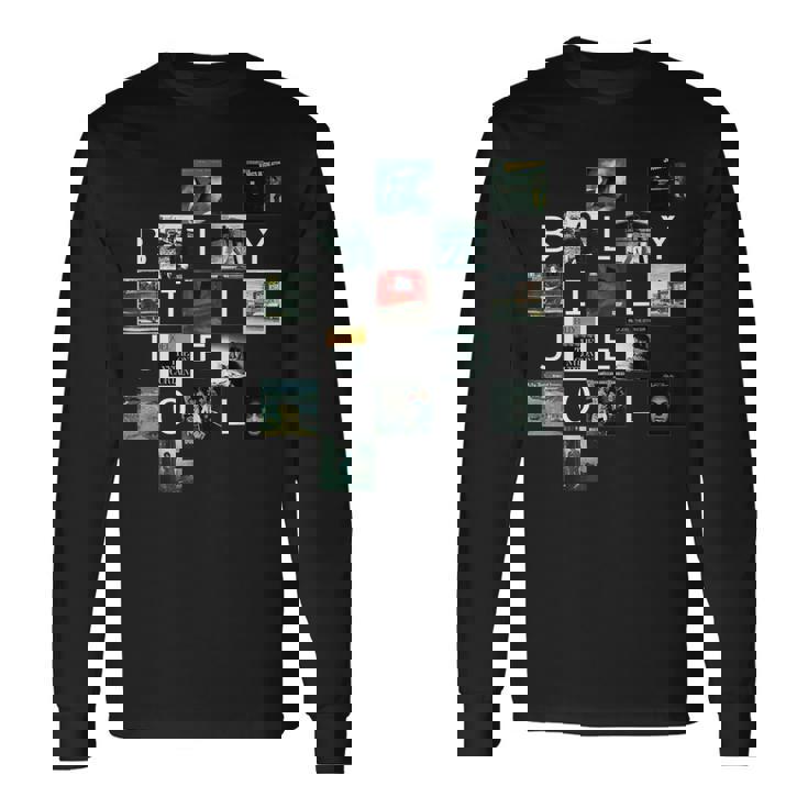 ビリー・ジョエル アルバムセットリスト 長袖Tシャツ