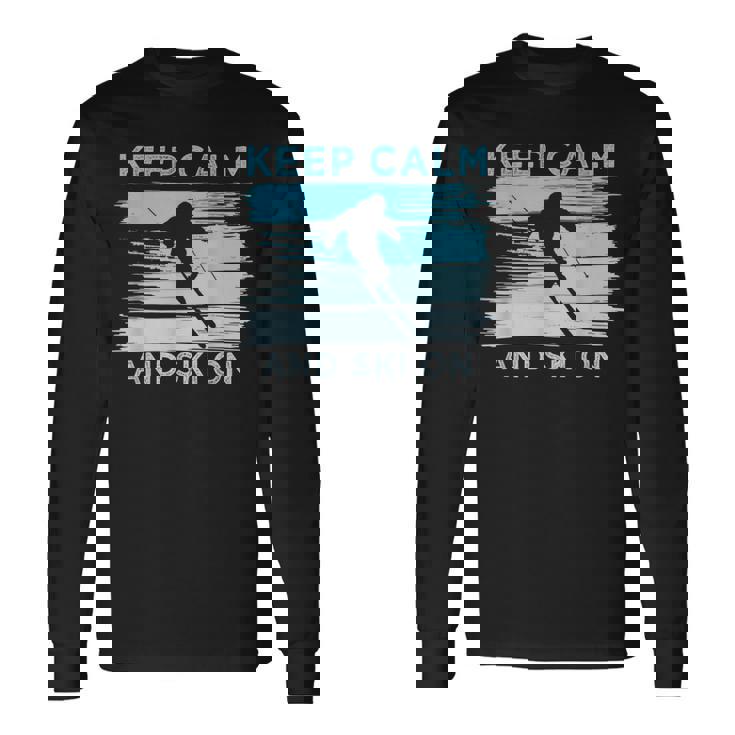 ビンテージ スキー シャツ 長袖Tシャツ