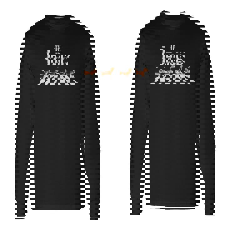 ビーグルス隊を楽しもう クール 面白い 犬 グラフィック クールなデザイン 長袖Tシャツ