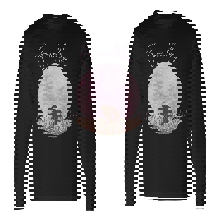 ビーバー 満月 11月 トップス、、ギア&アクセサリー 長袖Tシャツ