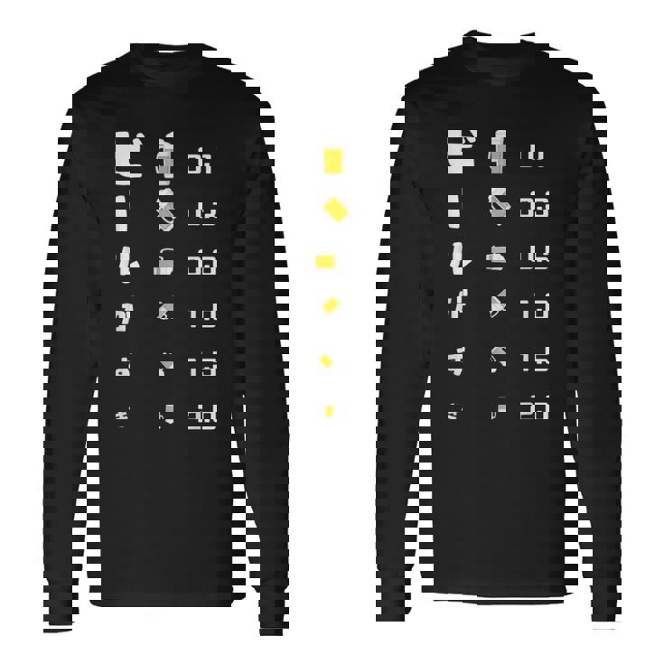 ビールがすき 視力検査 ビールジョッキ ビール 酒飲み 酒好き ビアガーデン ビール好き 長袖Tシャツ