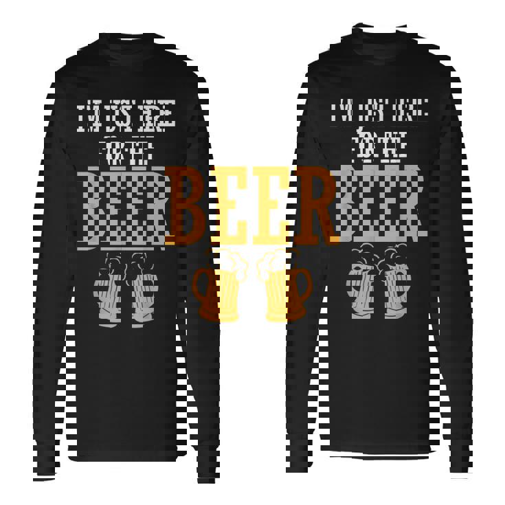 ビール好きのシャツビール好きにはたまらない 長袖Tシャツ