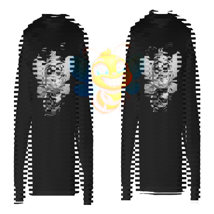 ビー・ハッピー ビッグ・スマイル ビー・ビー・ハッピー 長袖Tシャツ