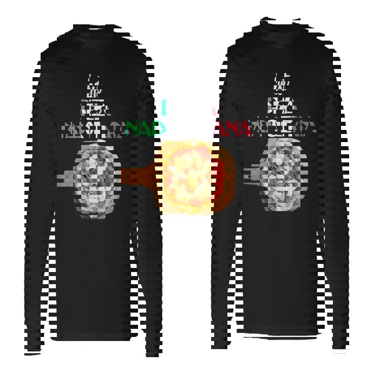 ピザ ナポレターナ イタリア ナポリ ピザ マルゲリータ 長袖Tシャツ