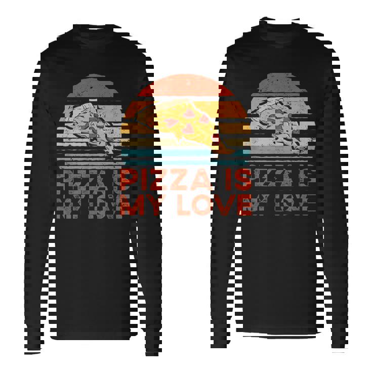 ピザ・イズ・マイ・ラブ 長袖Tシャツ