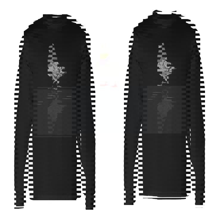 ピジョン メンズ レディース キッズ ハト愛好家 ピジョン 長袖Tシャツ