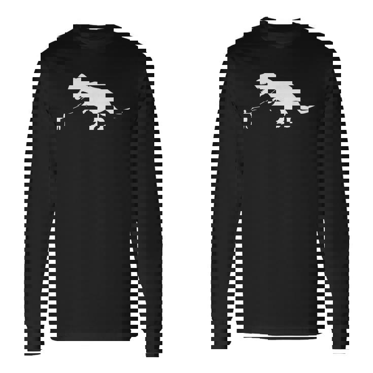 ファニーt-Rex ウォーキング恐竜 ティラノサウルスレックス 長袖Tシャツ