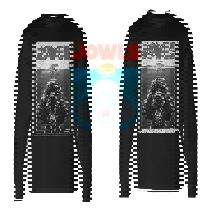 ファニープードル スタンダード プードル ジョール バーガー かわいい 犬 ママ お父さん 長袖Tシャツ