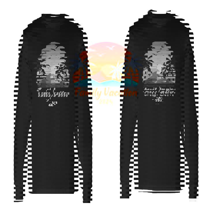 ファミリーバケーション 2024 家族同窓会 サマービーチ お揃い 長袖Tシャツ