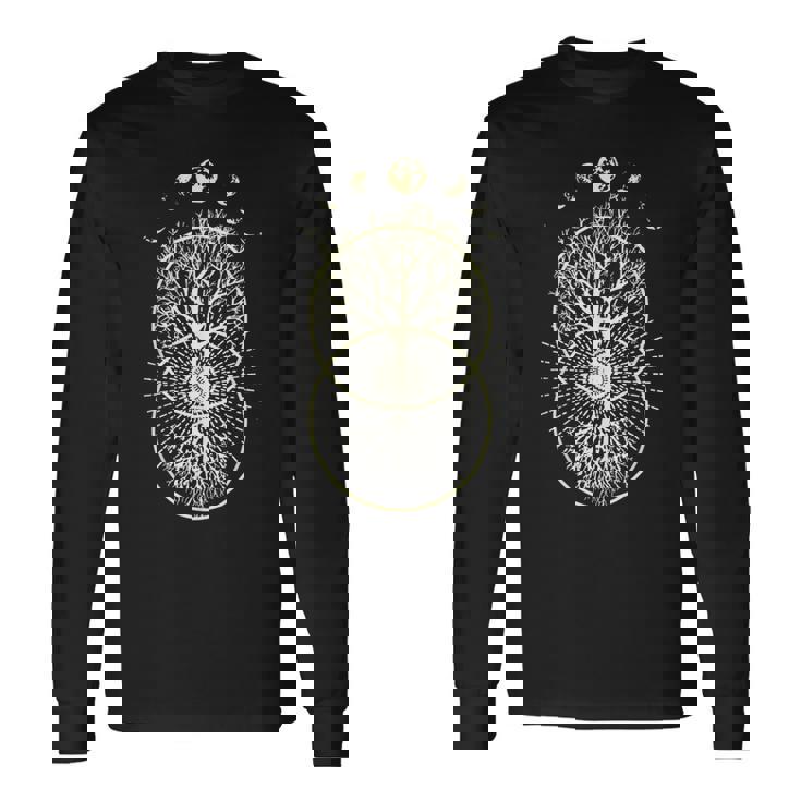フェイズオブザムーン 生命の樹サークル 長袖Tシャツ