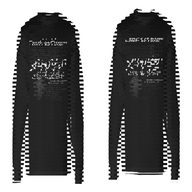 フェルマーの最終定理による設計 長袖Tシャツ ギフトのアイデア