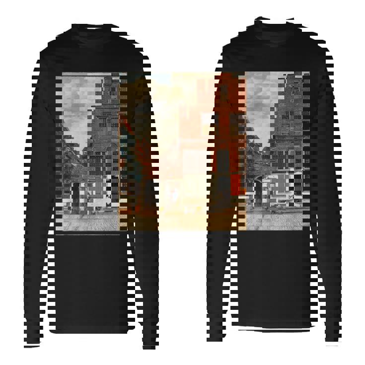 フェルメール【小路】贈り物 ギフト 長袖Tシャツ