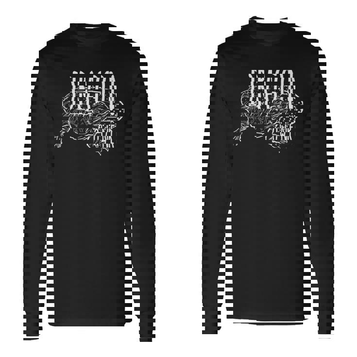 フトアゴヒゲトカゲのオーナー爬虫類飼育者 長袖Tシャツ