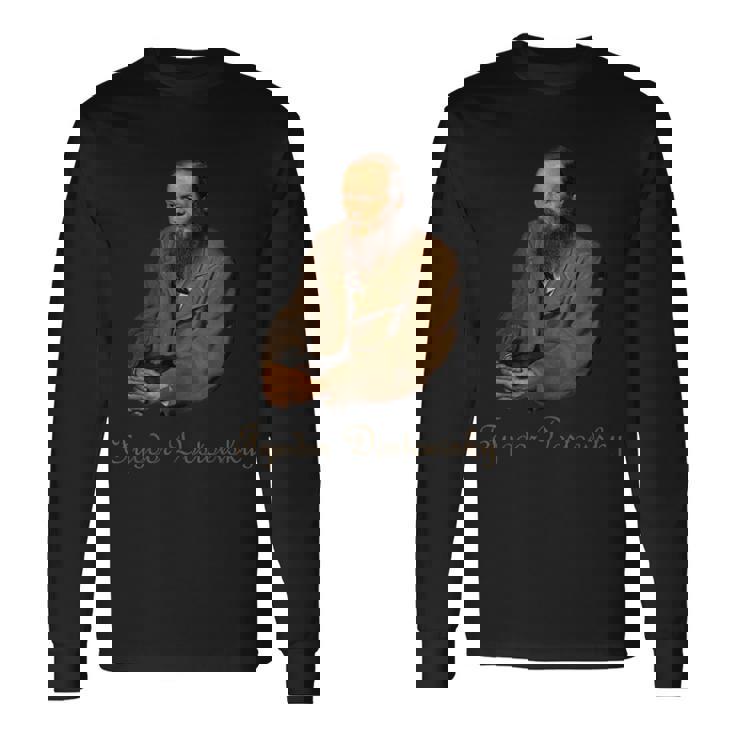 フヨードル・ミハイロヴィッチ・ドストエフスキー 長袖Tシャツ