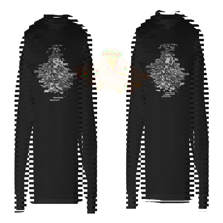 フラダンス ハワイ 火の神 ペレ フラダンサー 長袖tシャツ 長袖Tシャツ