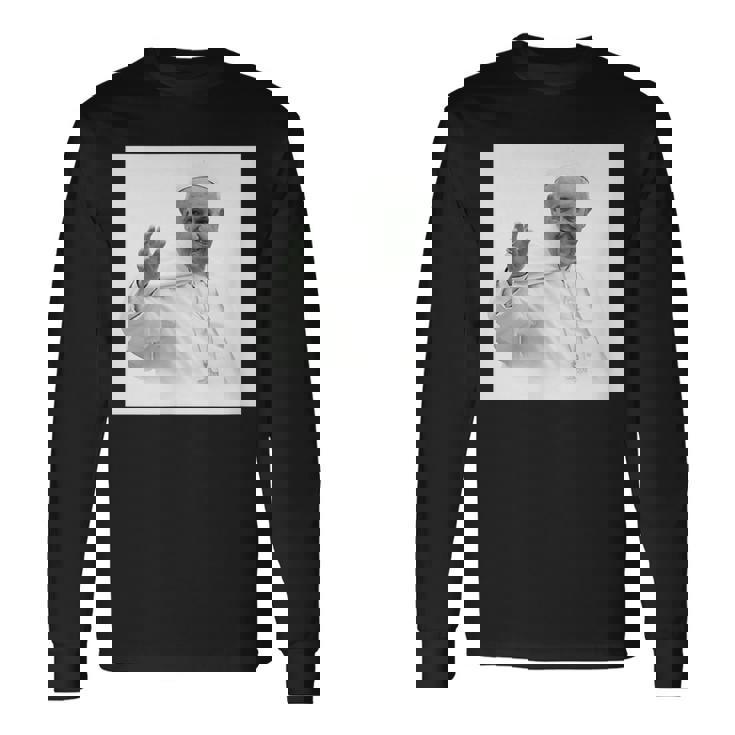 フランシスコ教皇 長袖Tシャツ