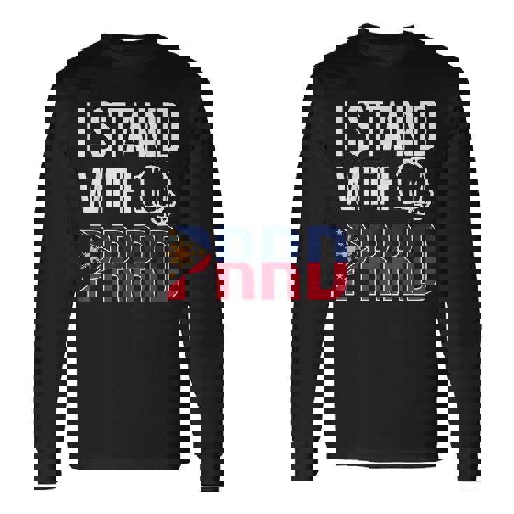 フリードゥテルテ サポーター ロドリゴ・ディゴン・ドゥテルテ大統領 長袖Tシャツ