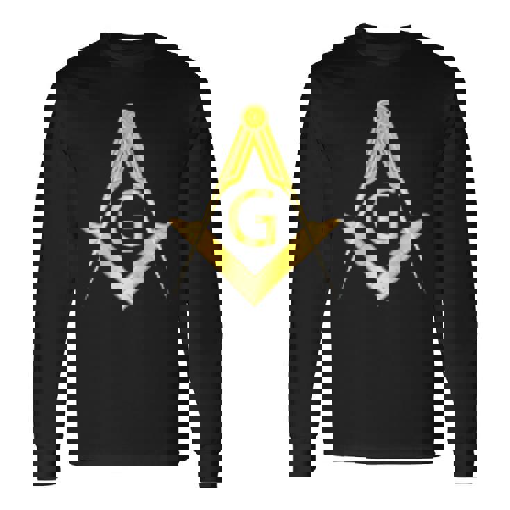 フリーメイソン スクエアコンパス フリーメーソン 最後の誕生日 長袖Tシャツ