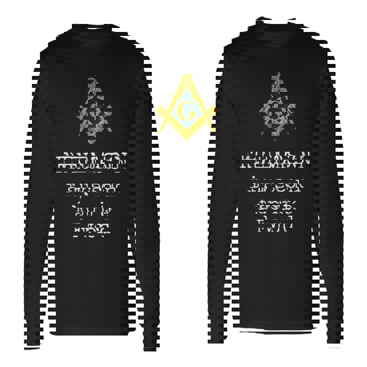 フリーメイソン マイセカンドフェイク F Word Naughty ファニーフリーメーソン 長袖Tシャツ