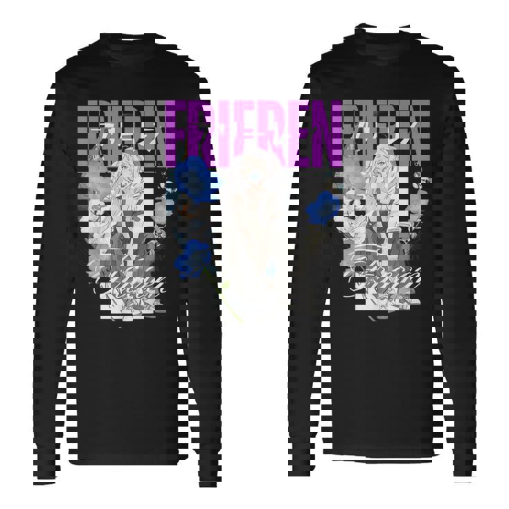 フリーレンと一緒にネモフィラの花園で冷やす時間 長袖Tシャツ