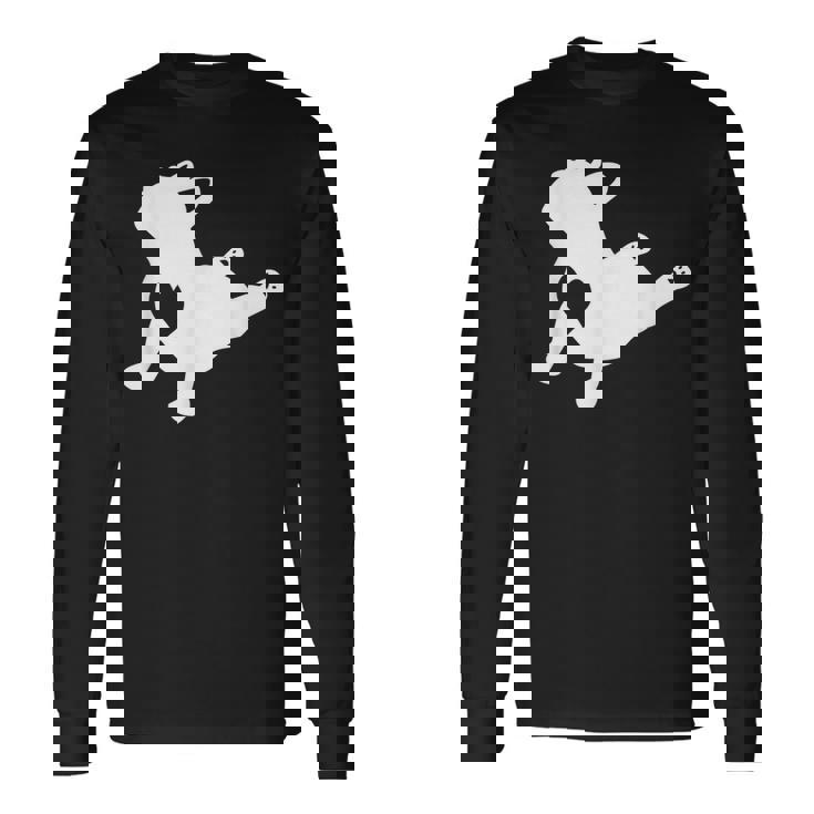 フレンチブルドッグ ヨガポーズシャツ 愛のハートフレンチギフト付き 長袖Tシャツ