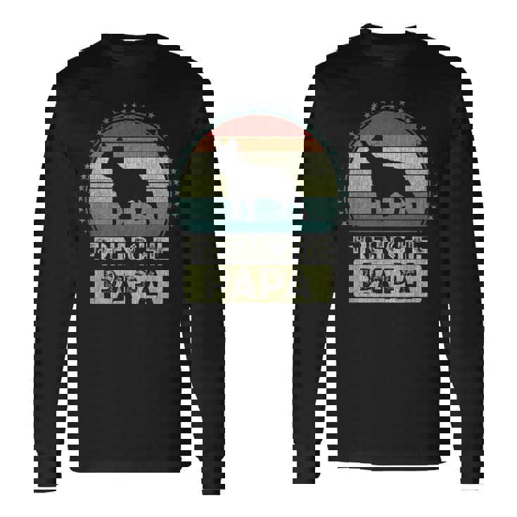 フレンチ・パパ 父の日 フレンチ・ブルドッグ 長袖Tシャツ