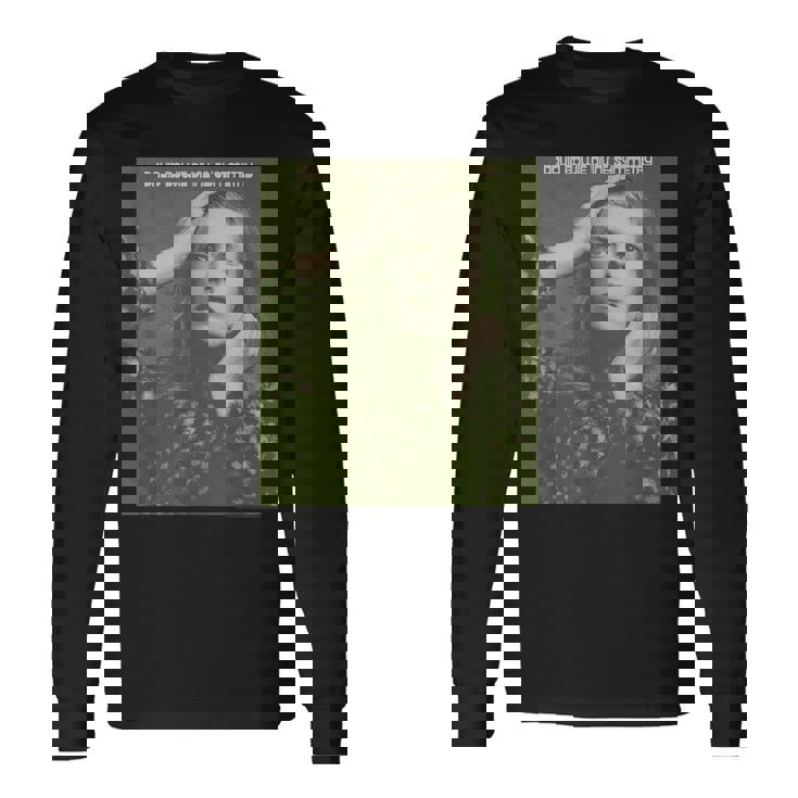 ブライアン・ウォードによるデヴィッド・ボウイの神の対称写真。 長袖Tシャツ