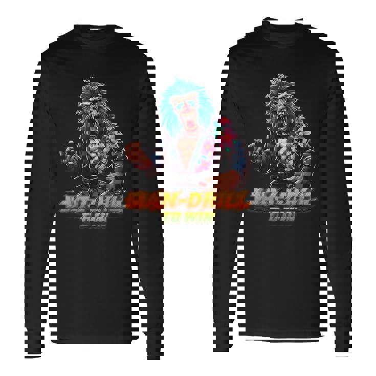 ブラジリアン柔術 マンドリルマスター ブラックベルト 長袖Tシャツ