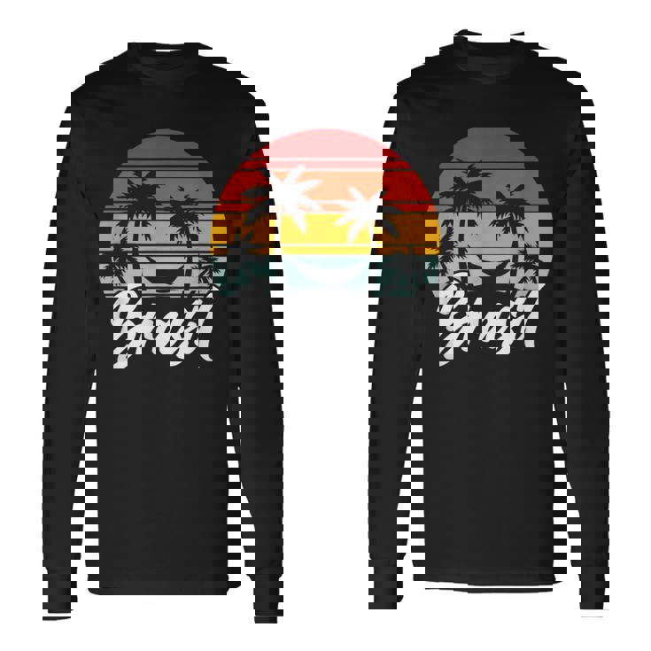 ブラジル ヴィンテージ バケーション ビーチ 海 夏 ブラジル 長袖Tシャツ