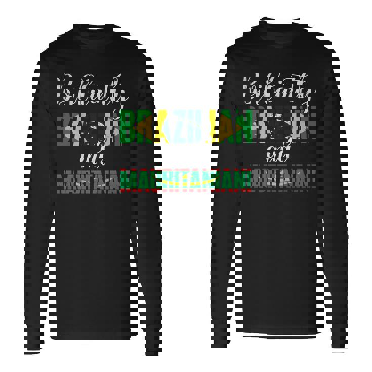 ブラジルとモーリタニアの混合国籍が見事に 長袖tシャツ 長袖Tシャツ