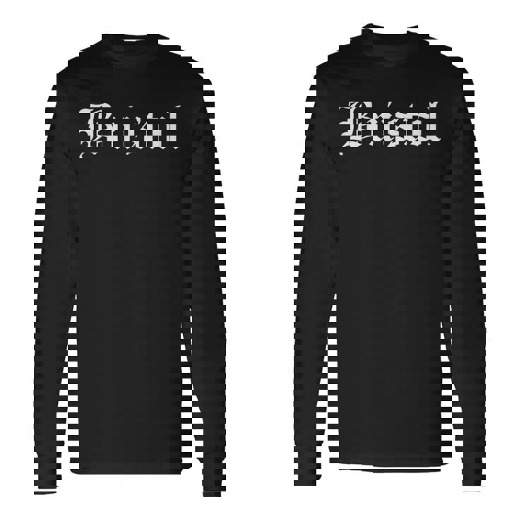 ブリストル イングランド 古英語 長袖Tシャツ