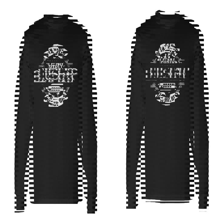 ブルース ハーモニカ ヴィンテージ オールドスクール レトロ ブルース ハープ レジェンド 長袖Tシャツ