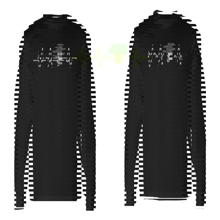 ブロッコリー ハートビート 長袖Tシャツ ギフトのアイデア