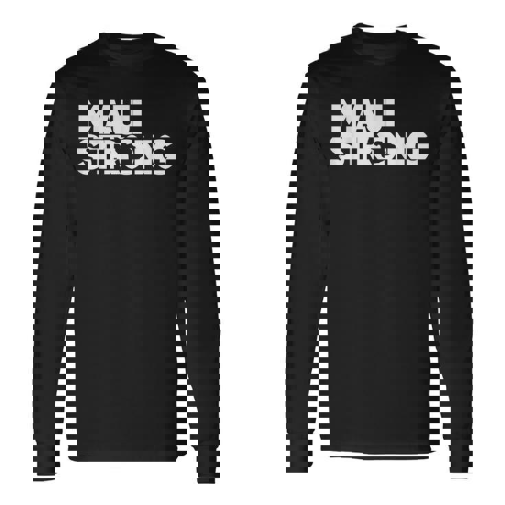 プレイ・フォー・マウイハワイ・ストロング 長袖Tシャツ