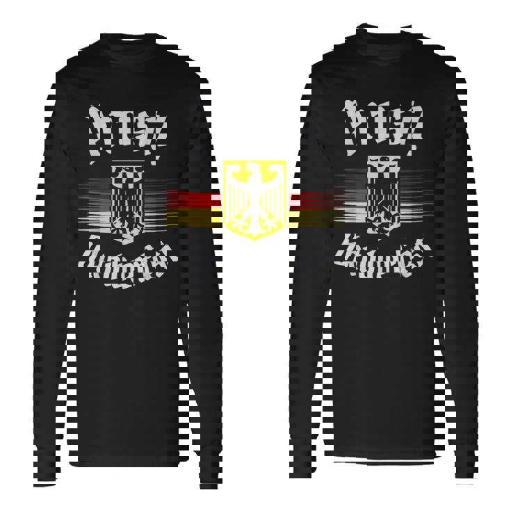 プロスト オクトーバーフェスト ビール ドイツ国旗 オクトーバーフェスト イベント ドイツ 長袖Tシャツ