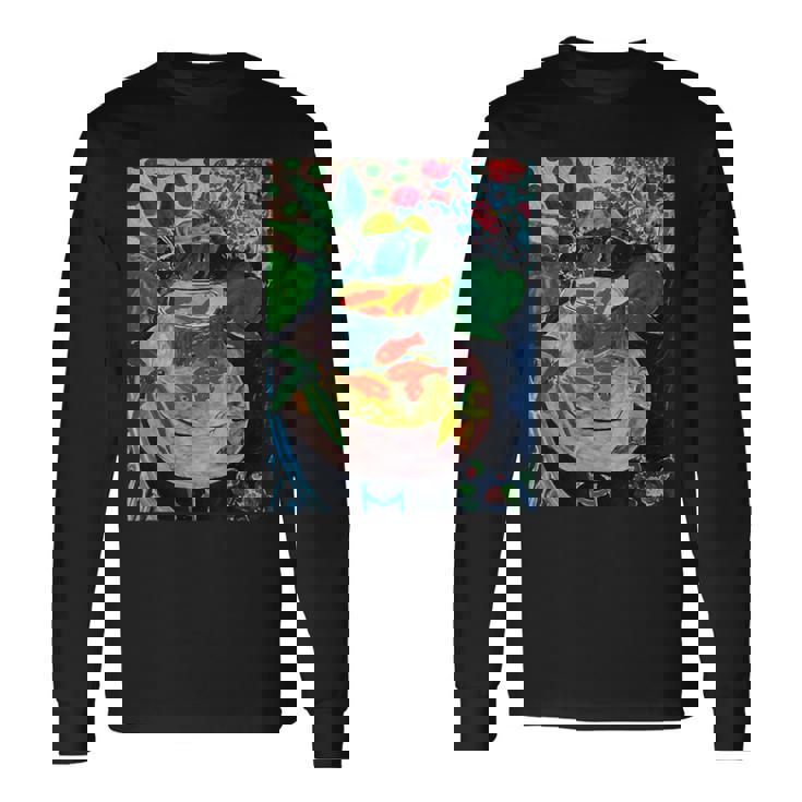 ヘンリ・マティス 金魚 長袖Tシャツ