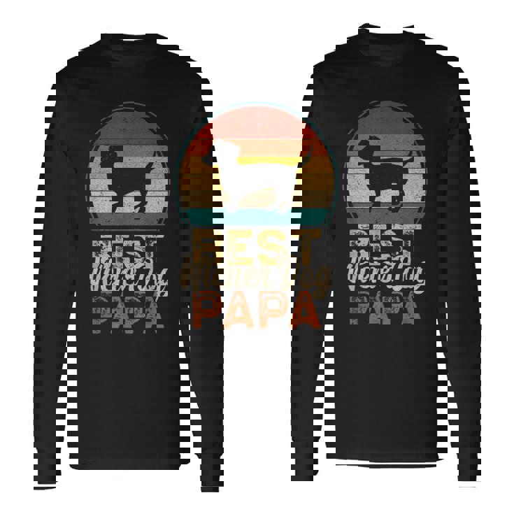 ベスト・ウィンナー・ドッグ・パパ、ダックスフント 長袖Tシャツ