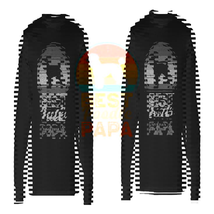 ベスト・プードル・パパ、父の日 長袖Tシャツ