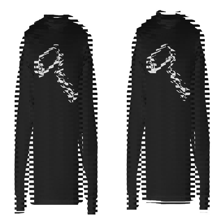 ペインティング・ローラー・スケッチ・ジャーニーマン 長袖Tシャツ