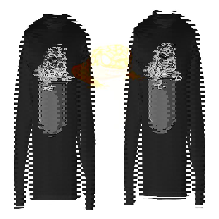 ペットヒョウモントカゲモドキギフト-私は私のヒョウモントカゲモドキが大好きです 長袖Tシャツ