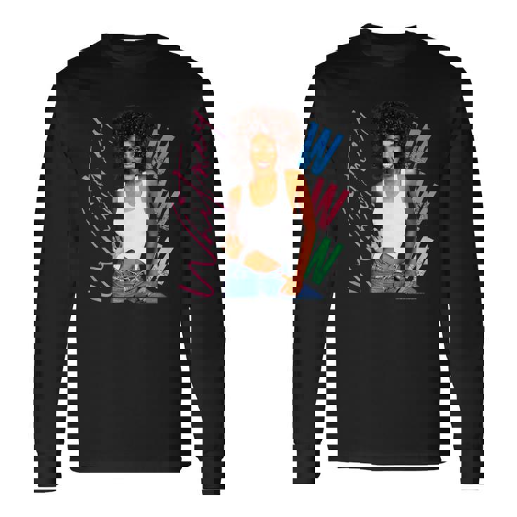 ホイットニー・ヒューストン I Wanna Dance Withomebody 長袖Tシャツ